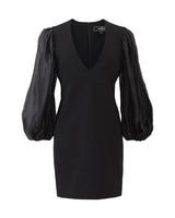 Puff Sleeve Mini Dress
