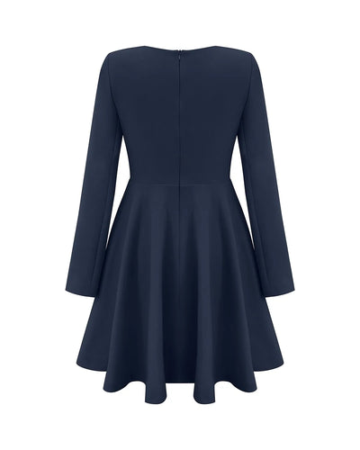 Blue skater dress 