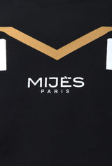 Sweat-shirt Oversize noir logo mijes