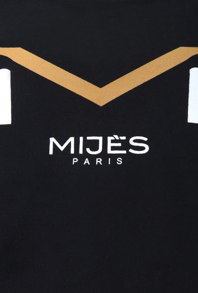 Sweat-shirt Oversize noir logo mijes