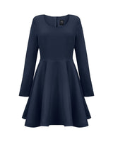 Blue skater dress 
