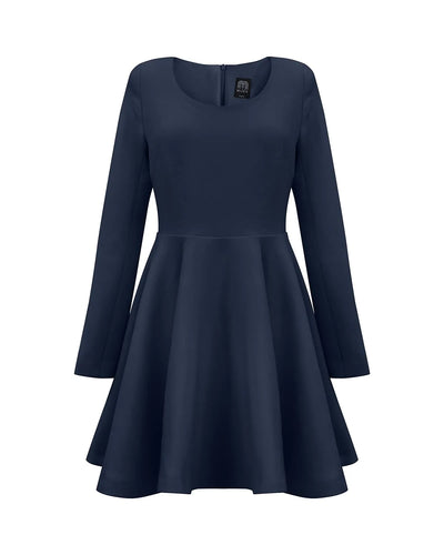 Blue skater dress 