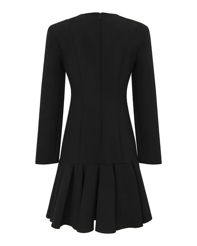 Black rhinestone dress 